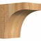 Ekena Millwork Huntington Rough Sawn Corbel, Western Red Cedar, 4"W x 6"D x 6"H COR04X06X06HUN00RWR - alternate 1